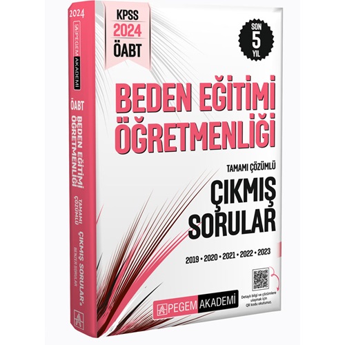 2024 Pegem KPSS ÖABTBeden Eğitimi Öğretmenliği Tamamı Çözümlü Çıkmış Sorular