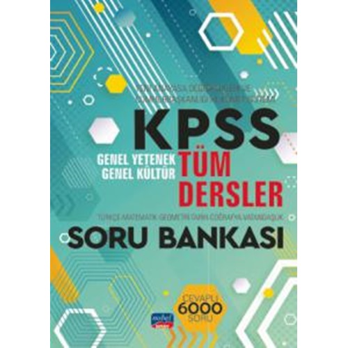 KPSS TÜM DERSLER GY-GK SORU BANKASI / Türkçe - Matematik - Geometri - Tarih - Coğrafya - Vatandaşlık