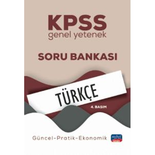KPSS Genel Yetenek TÜRKÇE Soru Bankası / Güncel-Pratik-Ekonomik