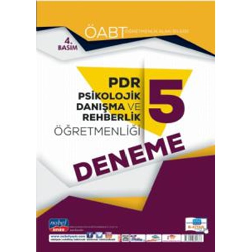 ÖABT PDR Psikolojik Danışma ve Rehberlik Öğretmenliği - Öğretmenlik Alan Bilgisi - 5 Deneme