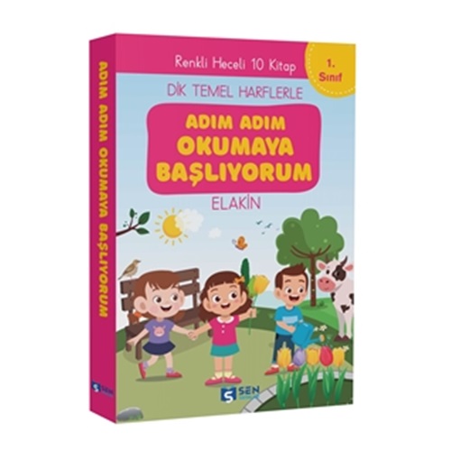 Adım Adım Okumaya Başlıyorum İlk Okuma Kitapları Set 10 Kitap