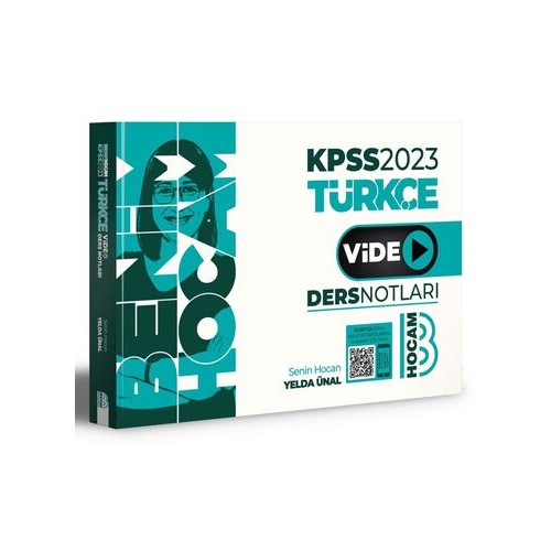 2024 Benim Hocam KPSS Türkçe Video Ders NotlarıTürkçe
