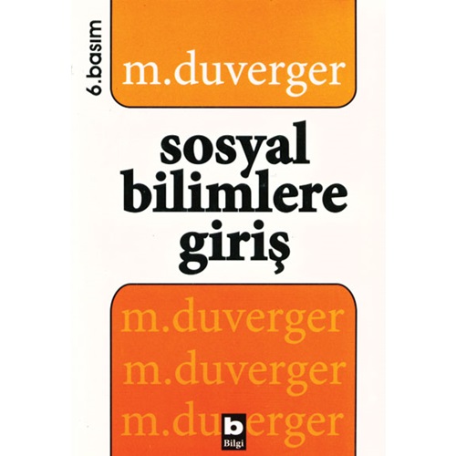 SOSYAL BİLİMLERE GİRİŞ