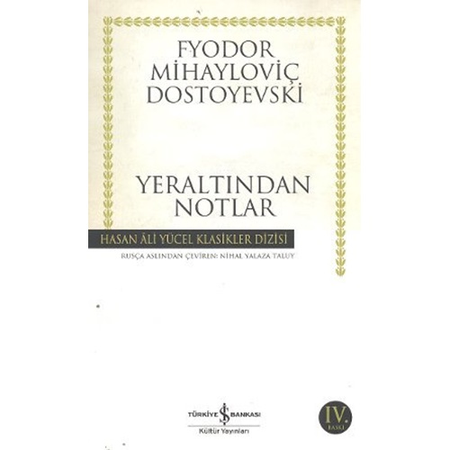 Yeraltından Notlar Hasan Ali Yücel Klasikleri