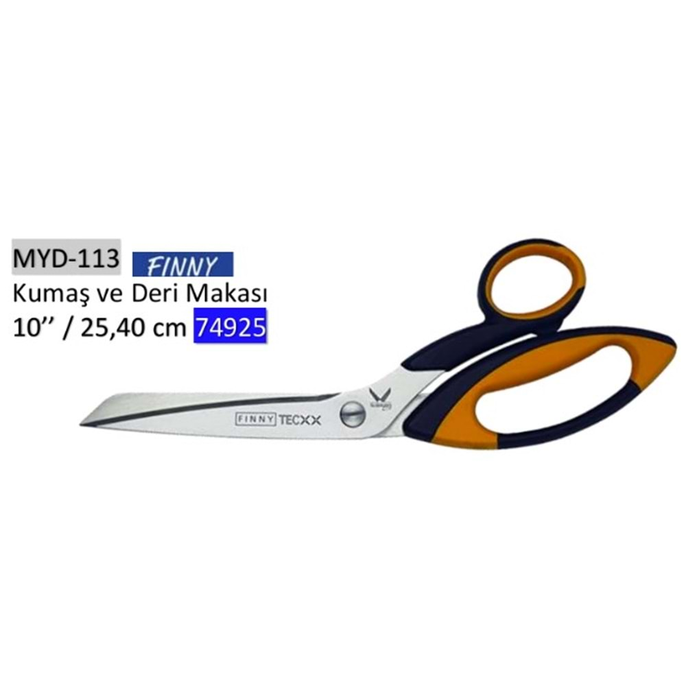 MYD-113 74925 Kumaş ve Deri Makası 10 Inch 25.40 cm Made in Germany