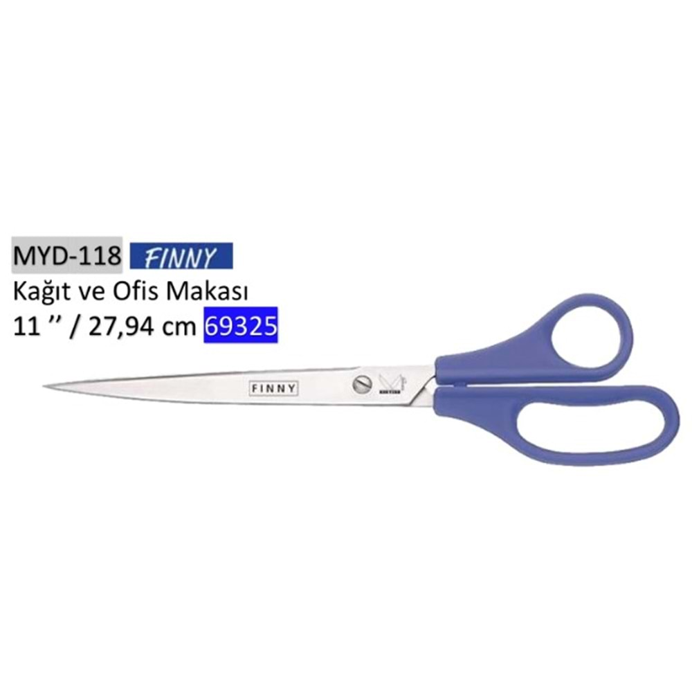 MYD-118 69325 Kağıt ve Ofis Makası 11 Inch 27.94 cm Made in Germany