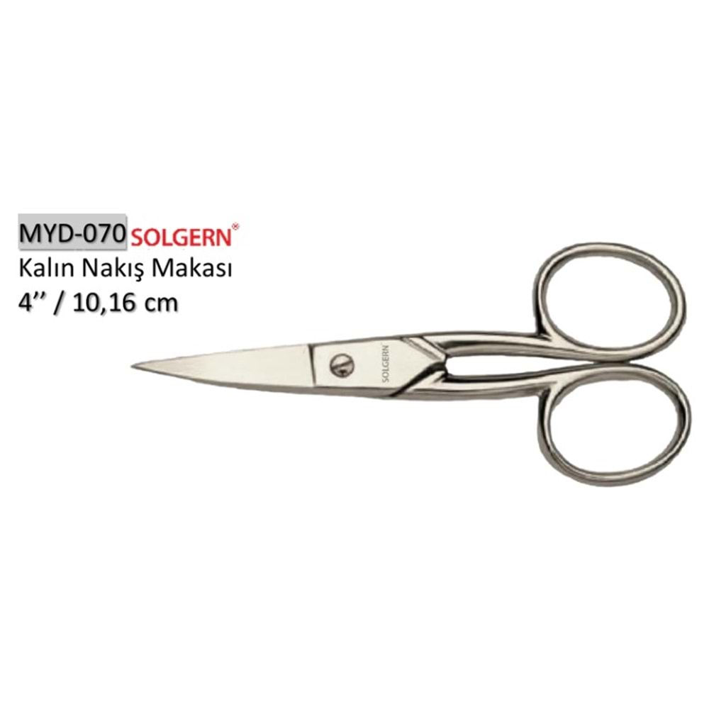 MYD-070 Kalın Nakış Makası 04 Inch 10.16 cm