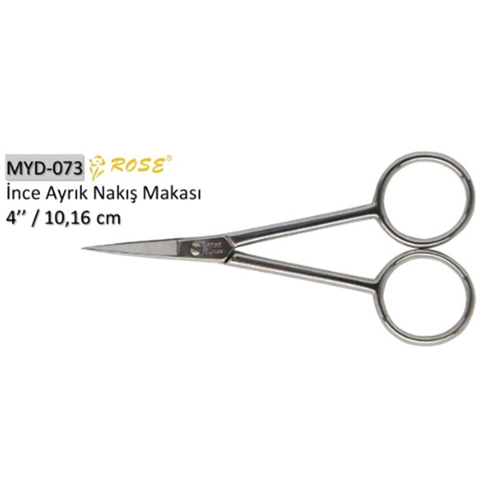 MYD-073 İnce Ayrık Nakış Makası 04 Inch 10.16 cm