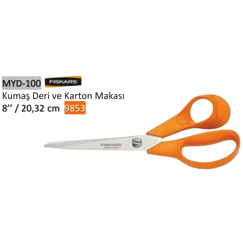 MYD-100 Kumaş Deri ve Karton Makası 08 Inch 20.32 cm