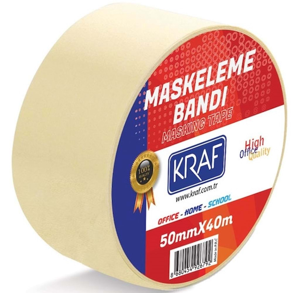 Maskeleme, Paketleme ve Sabitleme Bandı, 50 mm X 40 mt, Kod : 4050G