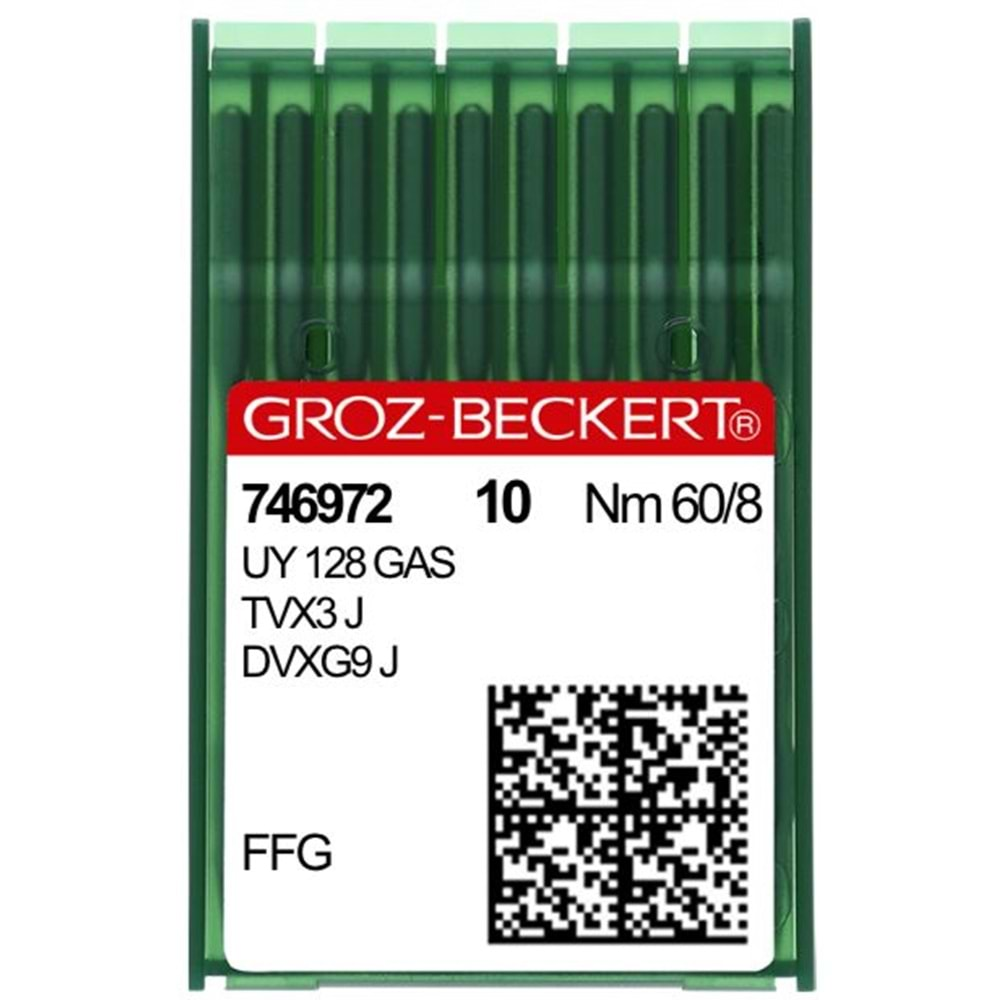 UYX128 GAS-60/08 746972 Reçme Makinesi İğnesi UY 128 GAS UY 128 GBS Sistem FFG Made in Germany