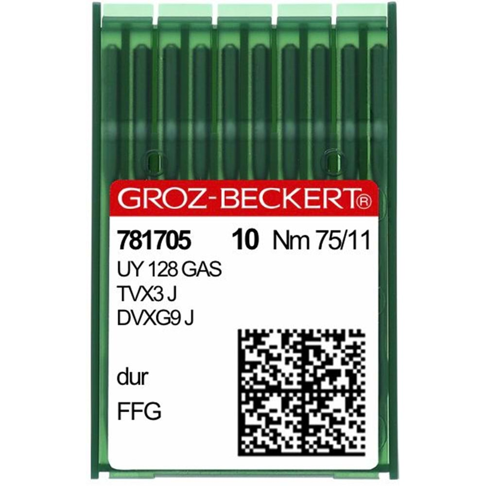 UYX128 GAS-75/11 781705 Reçme Makinesi İğnesi UY 128 GAS UY 128 GBS Sistem FFG Made in Germany