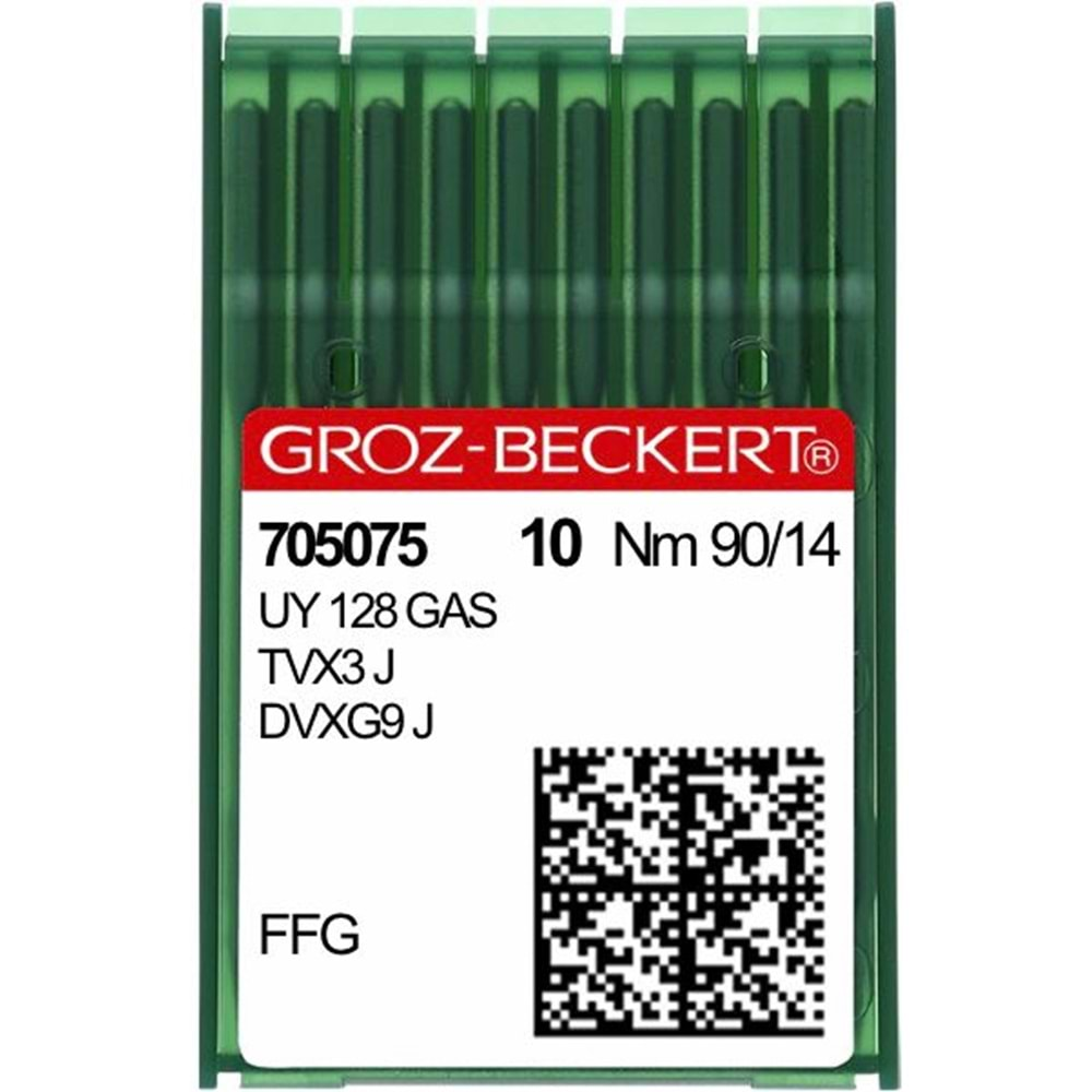 UYX128 GAS-90/14 705075 Reçme Makinesi İğnesi UY 128 GAS UY 128 GBS Sistem FFG Made in Germany