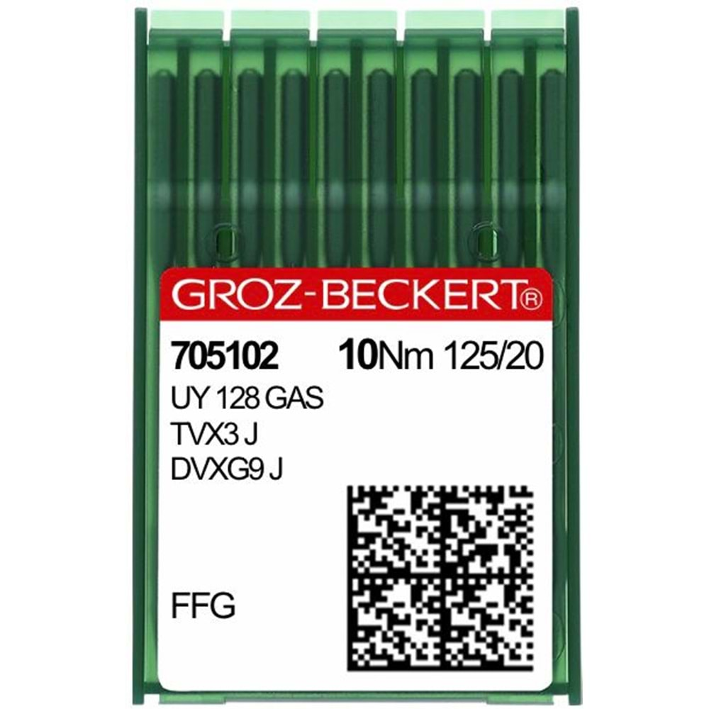 UYX128 GAS-125/20 705102 Reçme Makinesi İğnesi UY 128 GAS UY 128 GBS Sistem FFG Made in Germany