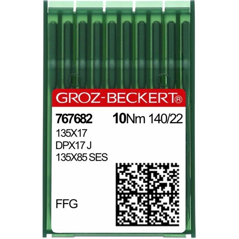 DPX17-140/22, 767682 Punteriz, İlik ve Düğme Makinesi İğnesi, 135X17, DPX17, Sistem : FFG/SES