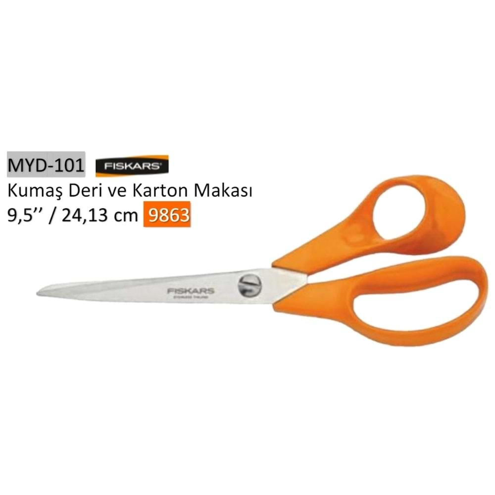 MYD-101 Kumaş Deri ve Karton Makası 9.50 Inch 24.13 cm