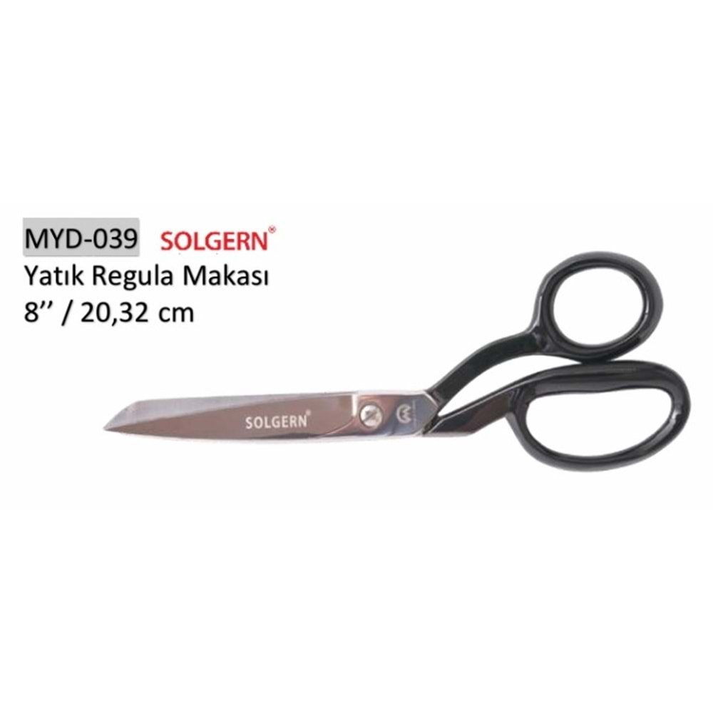 MYD-039 Yatık Regula Makası 08 Inch 20.32 cm