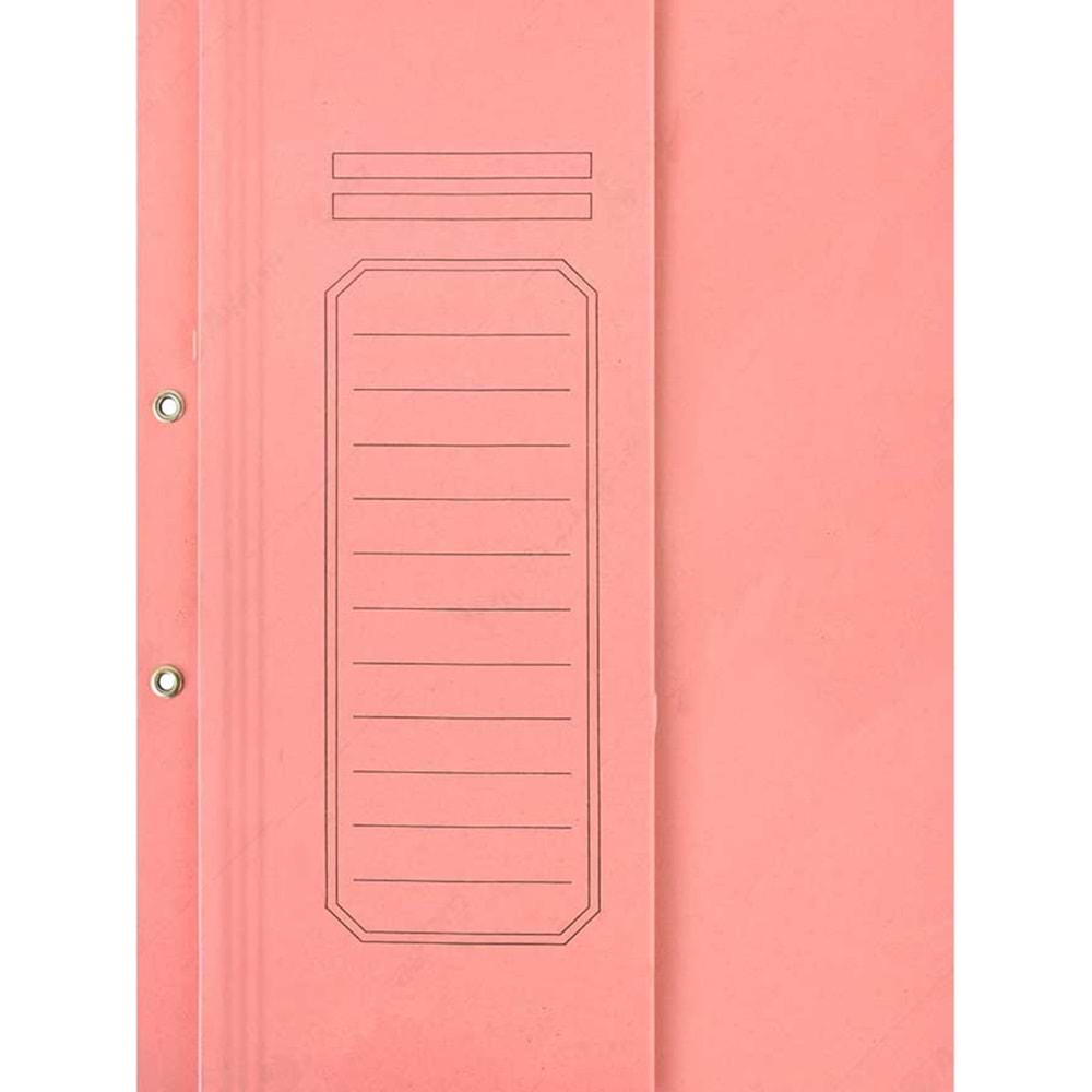 A4 Lüks Telli Dosya Yarım Kapak Renk Pembe Pakette 25 Adet
