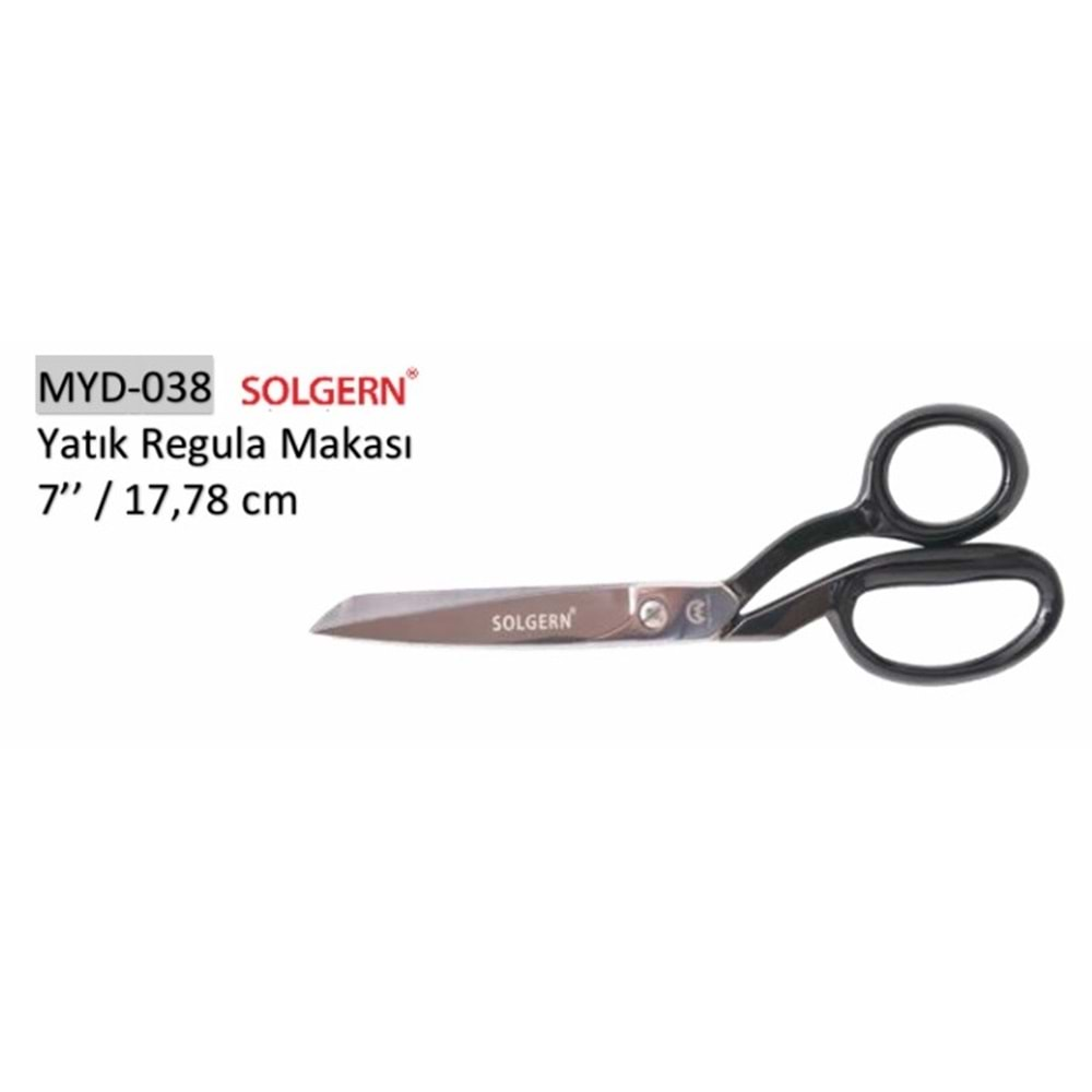 MYD-038 Yatık Regula Makası 07 Inch 17.78 cm