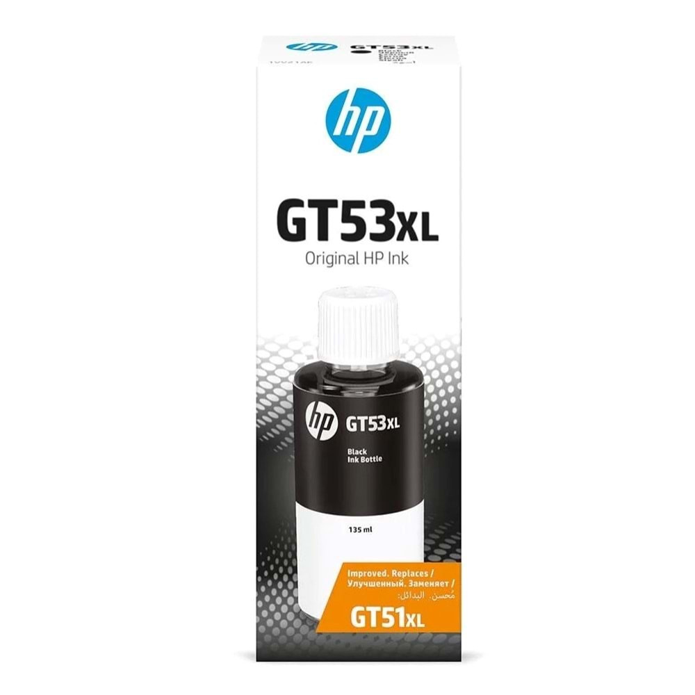 Siyah Şişe Mürekkep Kartuş, HP GT53XL 1W21AE