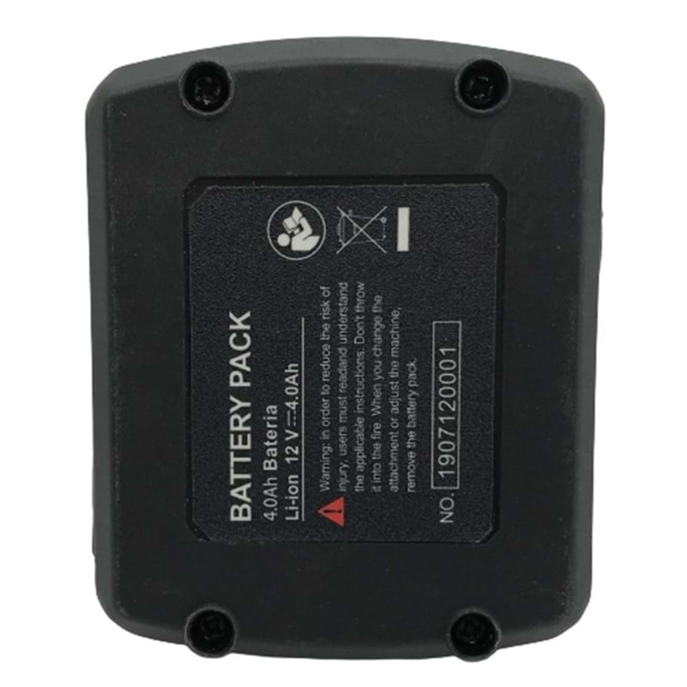 Akülü Yuvarlak Kumaş Kesim Motoru Bataryası 12V 4.0 AH