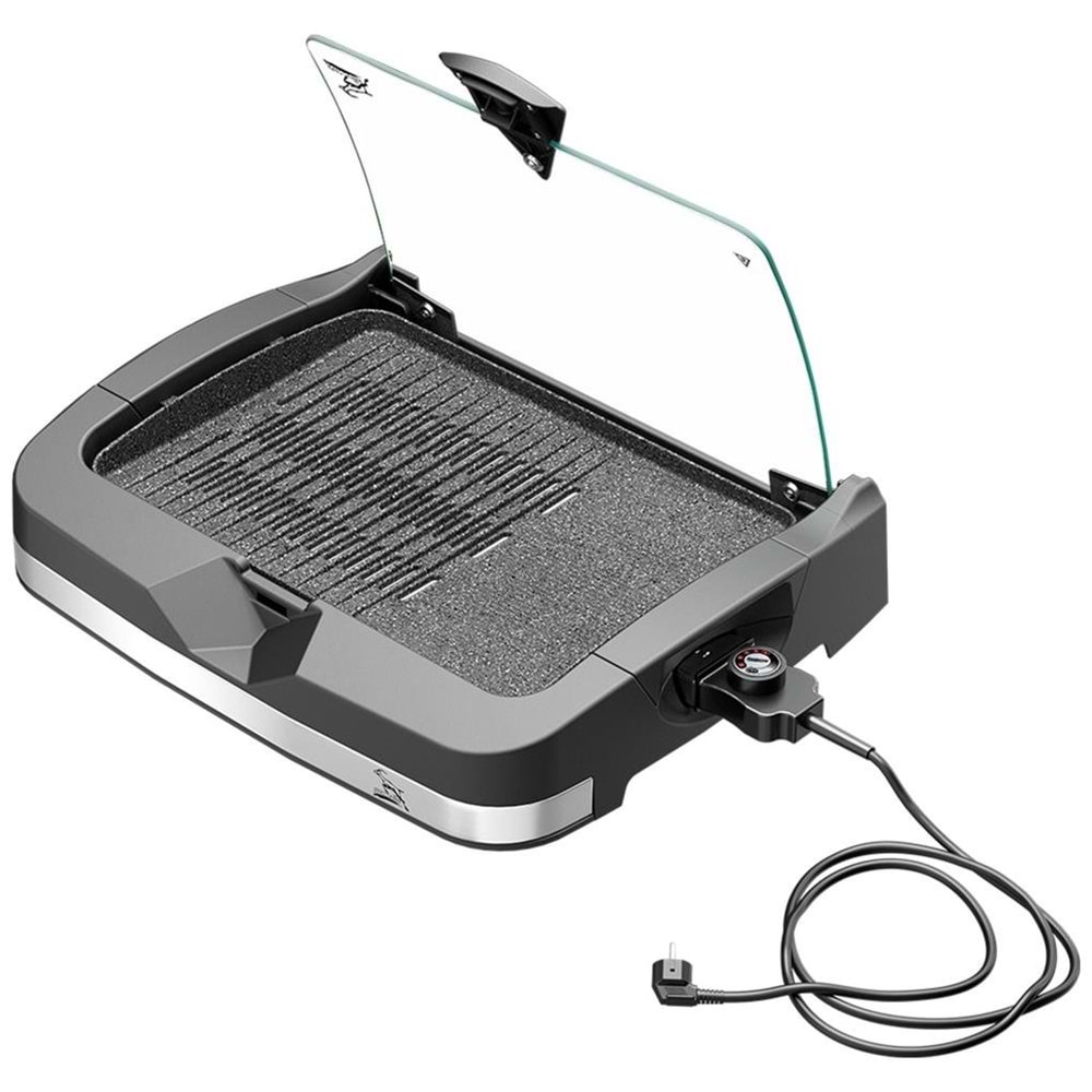 Granit Görünümlü Barbekü Elektrikli Izgara