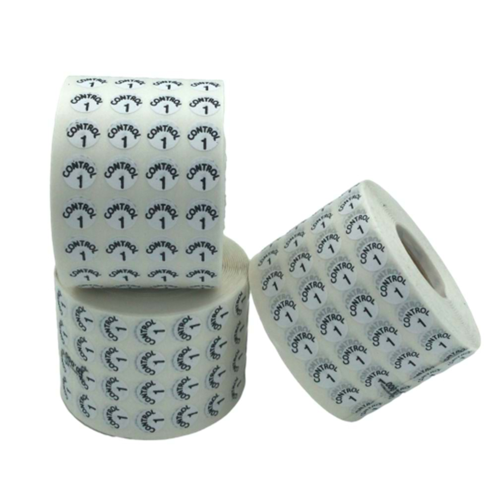 Kontrol Etiketi 10 mm x 10.000 Adet No 1