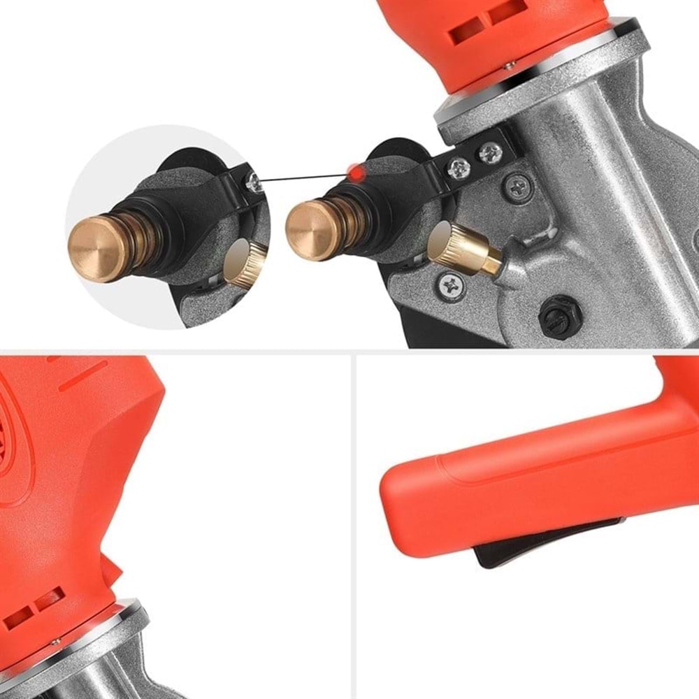 Yuvarlak Bıçaklı Akülü Kumaş Kesim Motoru 4 Inch