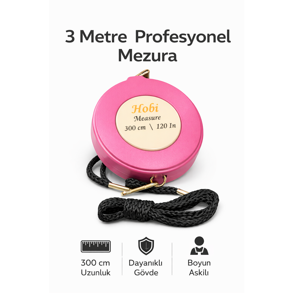 Otomatik Askılı Mezura Eco 300 cm