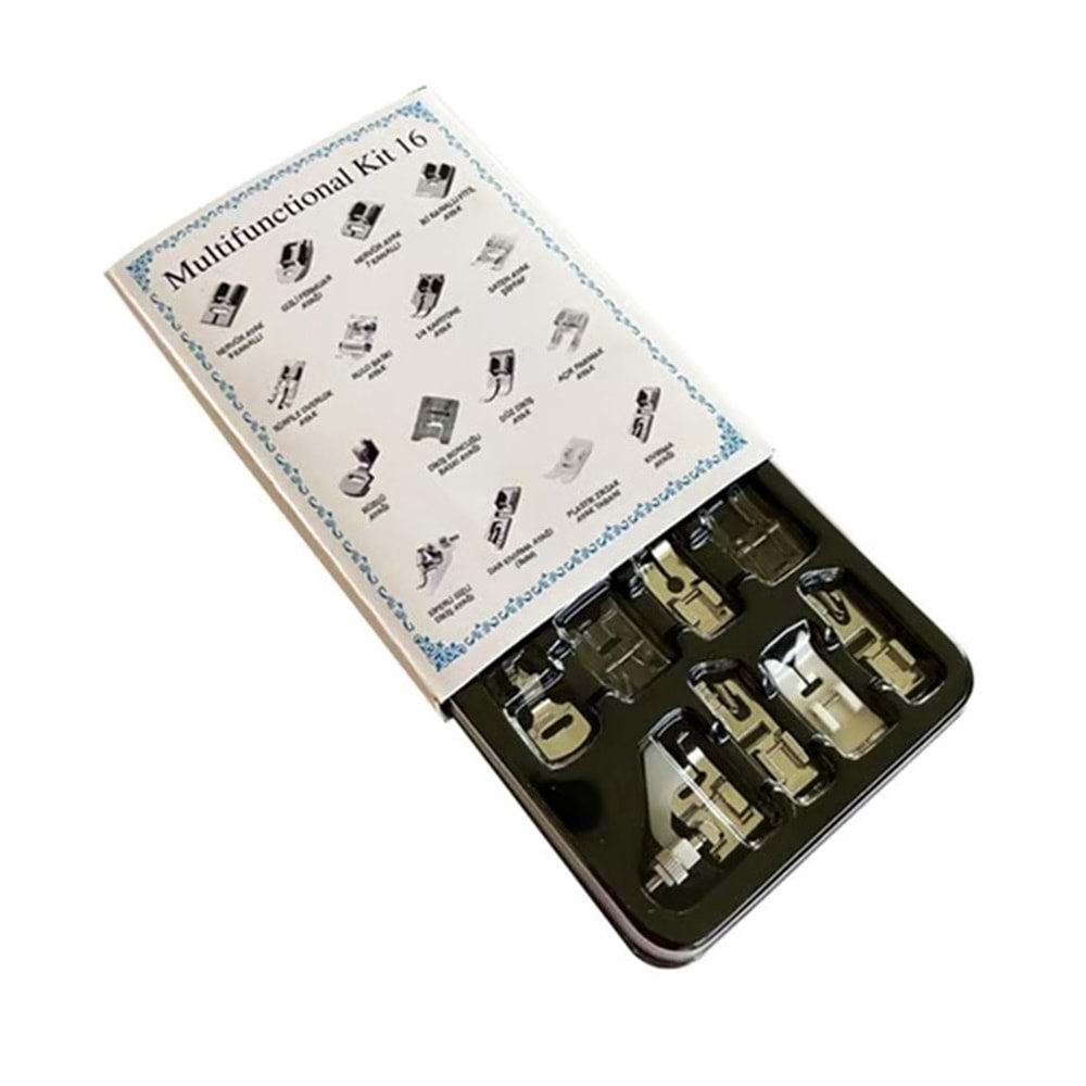 Ev Tipi Aile Dikiş Makinesi 16 Çeşit Ayak Seti