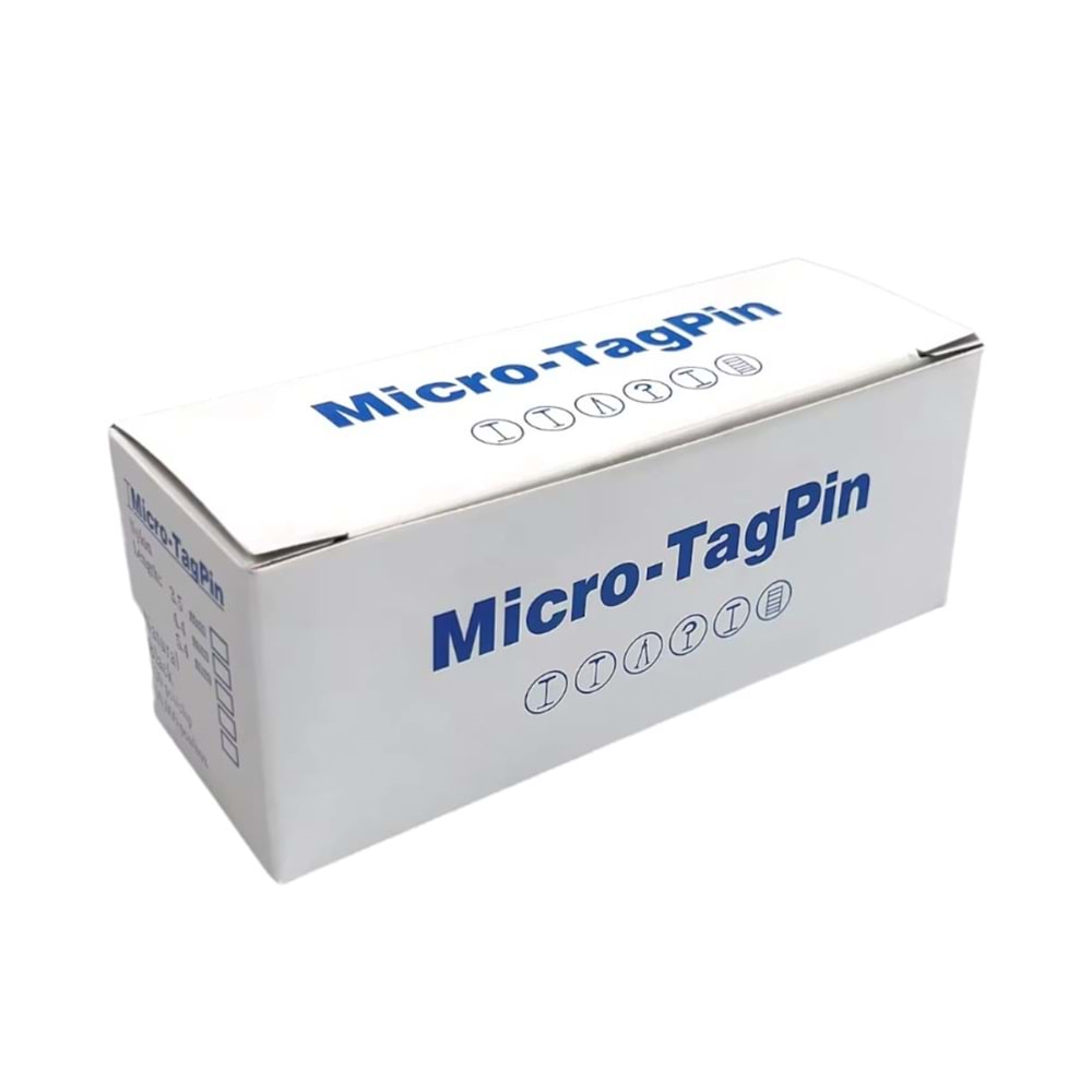 Micro Fine Etiket Tabancası Kılçık Siyah 4.40 mm 10.000 Adet