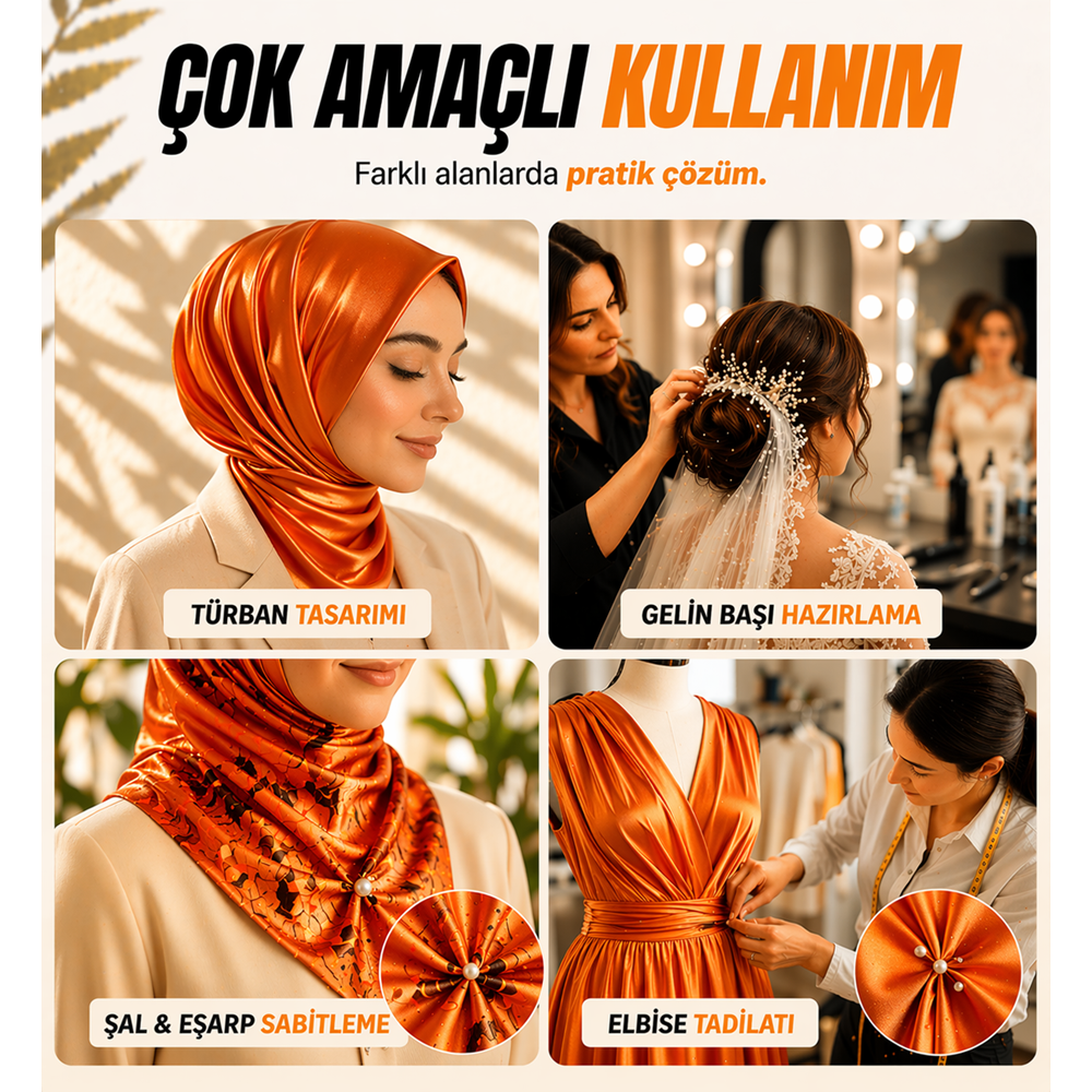 Turuncu 5 mm Fine Kılçık 20 Şerit 2.000 Adet Etiketleme Kılçık Türban Ve Kuaför Tabancası İle Uyumlu