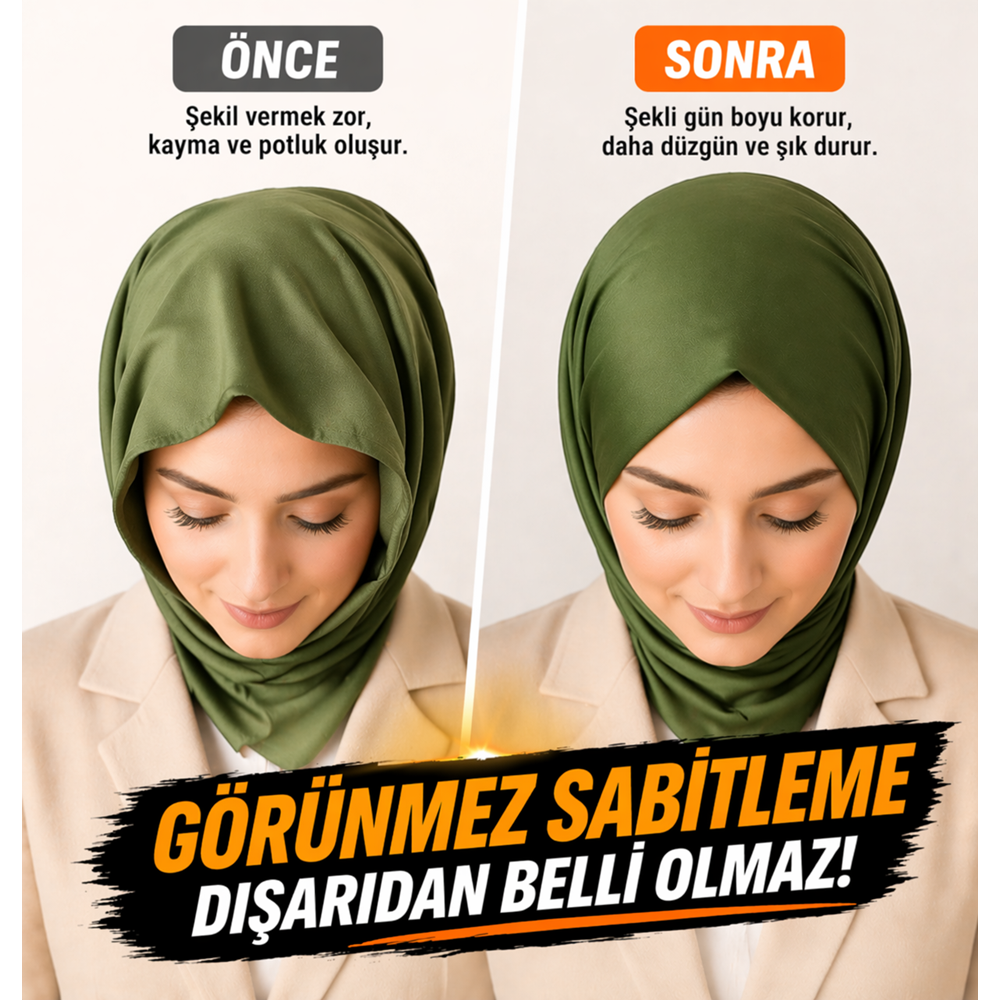 Yeşil İnce Kılçık Şeridi 5 mm 20 Adet Şerit 2.000 Adet Türban Tabancası Yedek Kılçık Seti