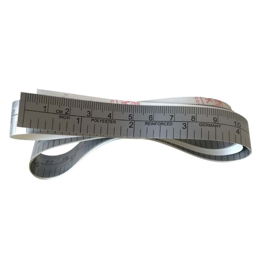 Dikiş Makinası Tabla Üzeri Yapışkanlı Mezura 100 cm