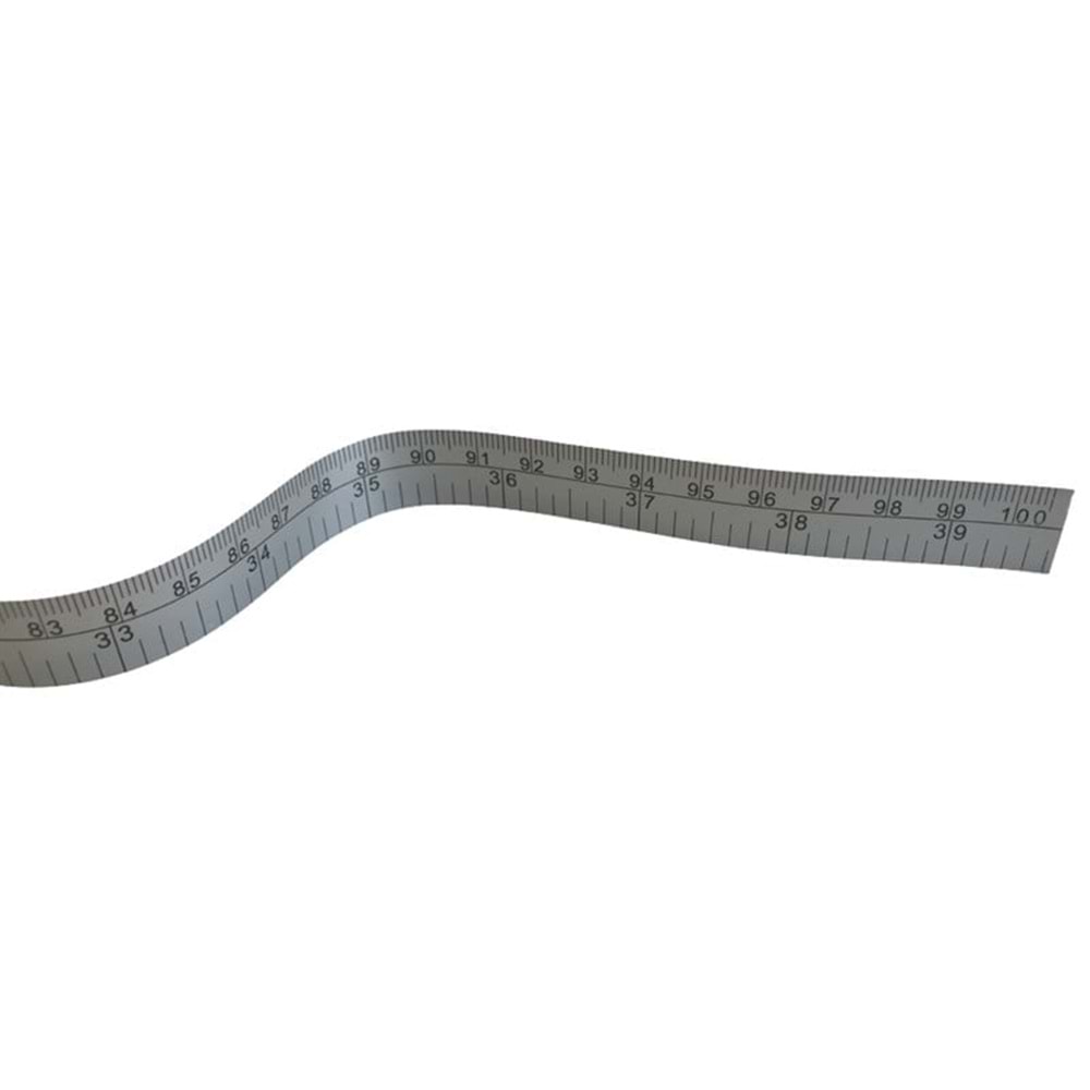 Dikiş Makinası Tabla Üzeri Yapışkanlı Mezura 100 cm