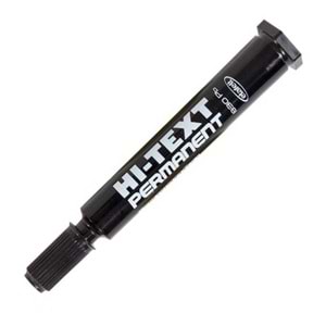 Permanent Koli Kalemi Kesik Uçlu Siyah 830 PC