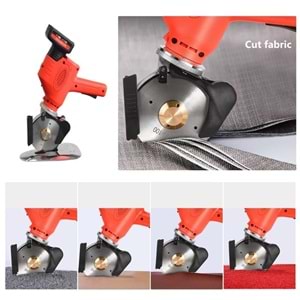 Yuvarlak Bıçaklı Akülü Kumaş Kesim Motoru 4 Inch
