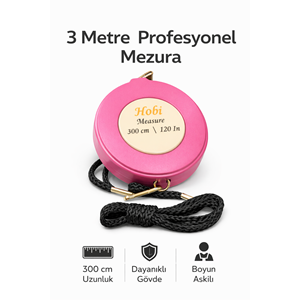 Otomatik Askılı Mezura Eco 300 cm