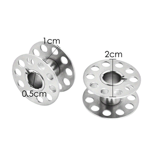 Ev Tipi Aile Dikiş Makinesi Metal Masura Kapaklı Şeffaf Saklama Kutulu 25 Adet Masura