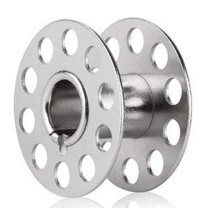 Ev Tipi Aile Dikiş Makinesi Metal Masura Kapaklı Şeffaf Saklama Kutulu 25 Adet Masura