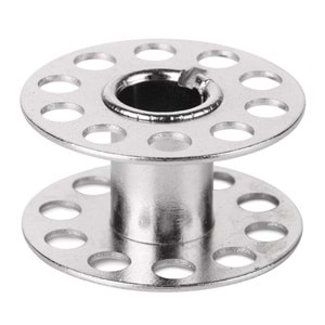 Ev Tipi Aile Dikiş Makinesi Metal Masura Kapaklı Şeffaf Saklama Kutulu 25 Adet Masura