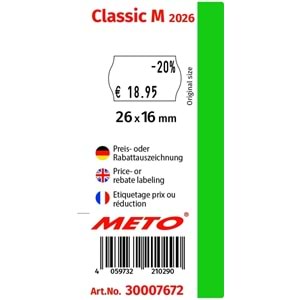 Meto Makinası Çift Katlı Made in Germany