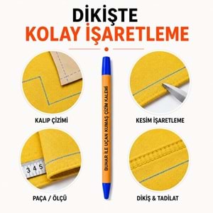 Buhar İle Uçan Kumaş Çizim Kalemi 5 Renk Silinebilir Sabun Kalem Seti