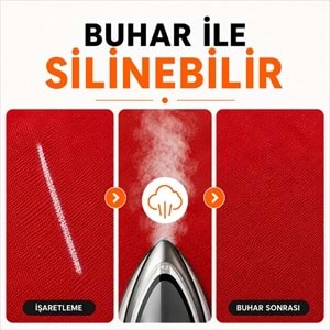 Buhar İle Uçan Kumaş Çizim Kalemi 5 Renk Silinebilir Sabun Kalem Seti