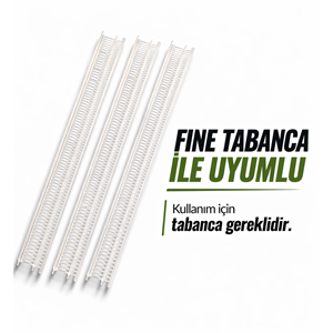 Şeffaf 5 mm Fine Kılçık 20 Şerit 2.000 Adet Etiketleme Kılçık Türban Ve Kuaför Tabancası İle Uyumlu