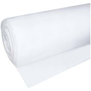 Polyester Beyaz Keçe Kalınlık 3.50 mm En 150 cm