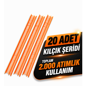 Turuncu 5 mm Fine Kılçık 20 Şerit 2.000 Adet Etiketleme Kılçık Türban Ve Kuaför Tabancası İle Uyumlu