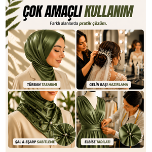 Yeşil İnce Kılçık Şeridi 5 mm 20 Adet Şerit 2.000 Adet Türban Tabancası Yedek Kılçık Seti