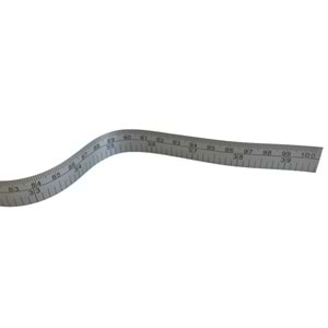 Dikiş Makinası Tabla Üzeri Yapışkanlı Mezura 100 cm