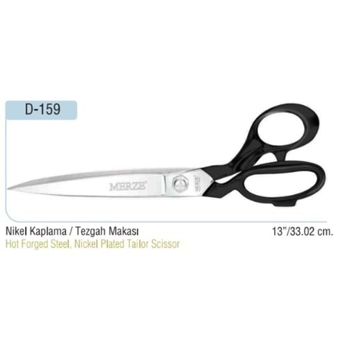 D-159 Nikel Kaplama Tezgah Makası 13 Inch 33.02 cm